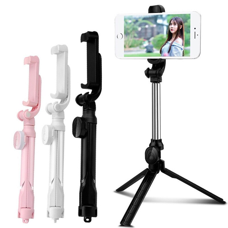 Palo de Selfie inalámbrico con Bluetooth, trípode Universal para iPhone, Samsung, Huawei, Xiaomi, teléfono móvil, obturador giratorio de 360 grados