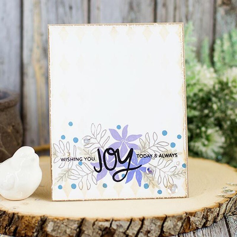 Graphic DIY Stencil Embossed Card Paper Card Made of Plastic Drawing Pattern 6x6 inch Sheet