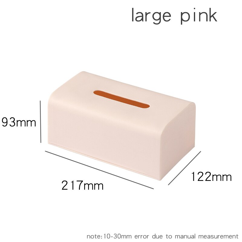 Scatola di fazzoletti di plastica per uso domestico scatola di fazzoletti di carta quadrata porta tovaglioli per auto scaffale di stoccaggio per cucina scatole di fazzoletti semplici ed eleganti: zhijinhe01sl-fen-da