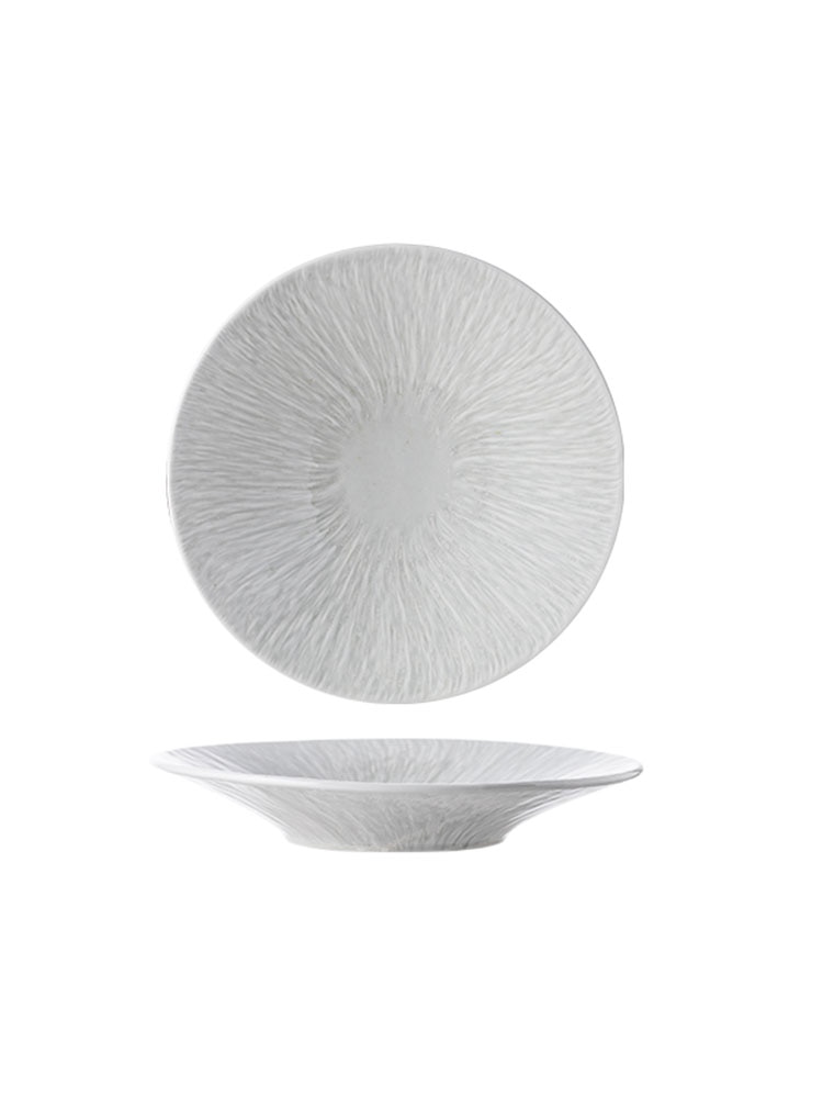 White Plates Porcelain Round Dishes Plates Serving Platter Dinner Tableware Dessert Assiette Kitchen Tools EK50CP