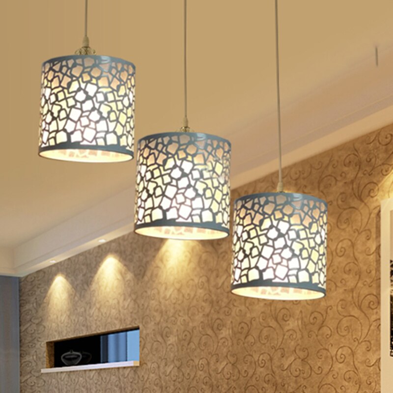 1pc 14*14cm järn + pvc lampskärm blommigt bord / tak taklampa skärm lampskärm lampskydd vit för hem restaurang kafé