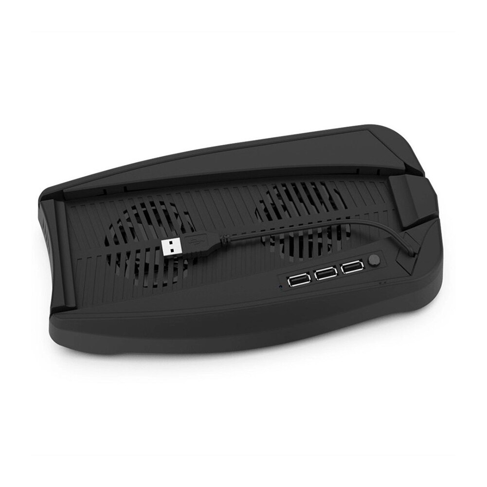 Vertical Stand with Dual Cooling Fan for PS5 PS5 Digital Edition with 3 USB Ports for PS5 Game Console Game Accessories