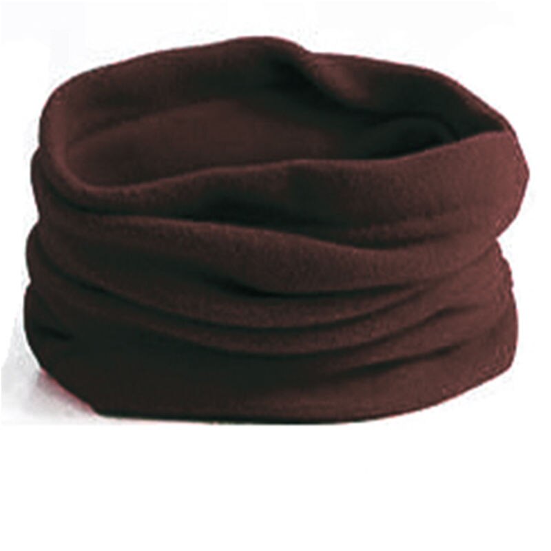 Winter Essential Unisex Polar Fleece Neck Men and Women All Appropriate Headband Wrap Shawl Scarf 9 colors: Coffee