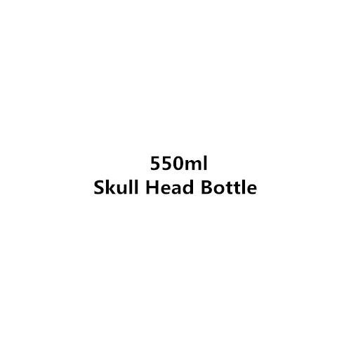 Wodkafles Skull Hoofd Flessen Creatieve Gothic Wijn Glas Cup Decanter Wijn Glazen Fles met Tap: 550ml