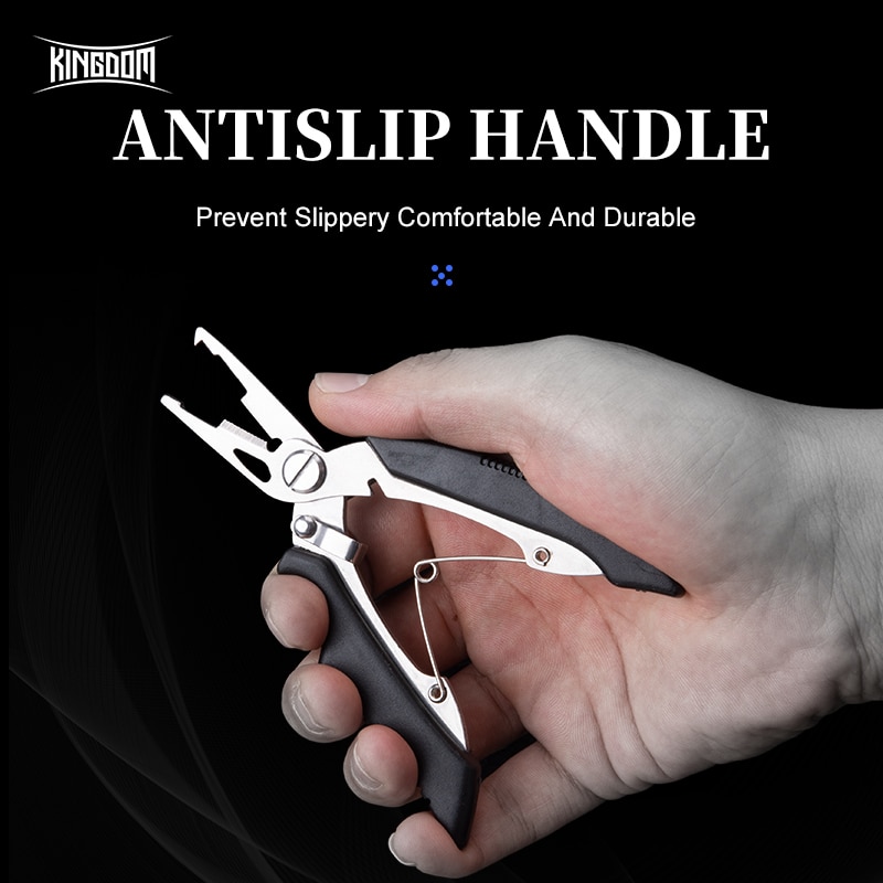 Kingdom Fishing Tools Fishing Pliers Scissor Braid Line Lure Cutter Hook Remover Hook Multifunction Tackle Tool Kits Accessories