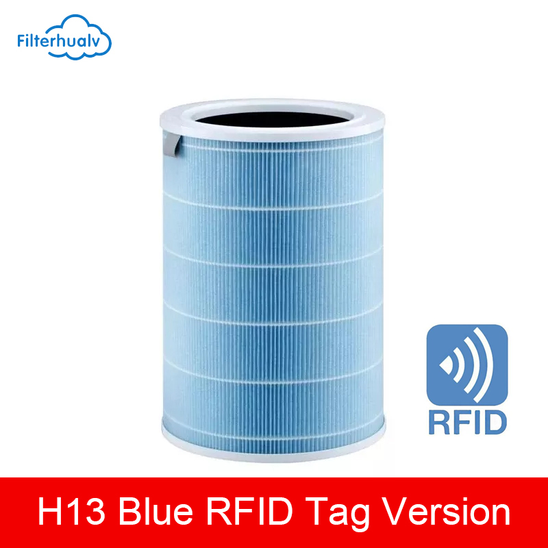 Filtro de aire para Xiaomi Mi 1/2/2S/2C/2H/3/3C/3H, purificador de aire, filtro de carbón activado Hepa PM2.5, antibacterias y formaldehído: Verde claro