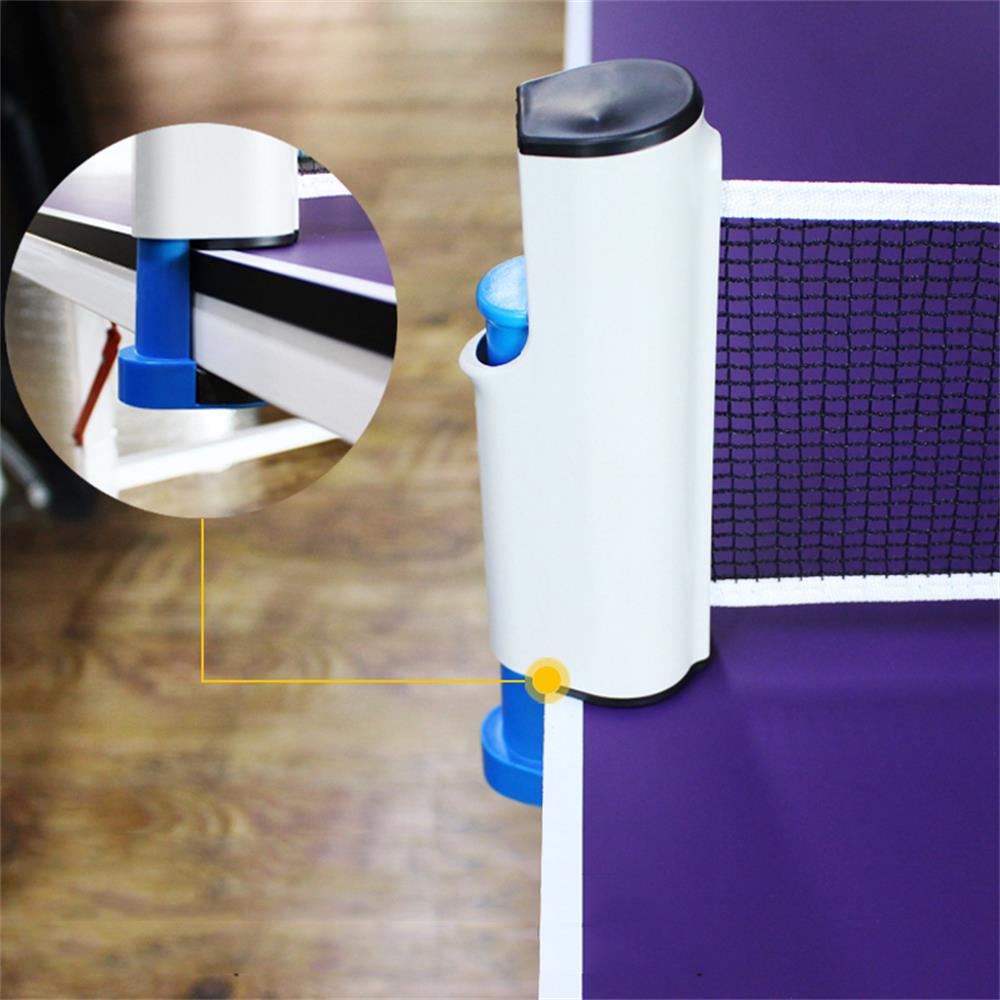 Non Slip Table Tennis Net Belt Bracket With Stand Firm Clamp One-Piece Retractable Sport Supplies Grid Gym Portable Universal