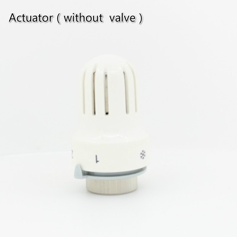 Automatic thermostat radiator control Thermostatic radiator valve brass angel valve Thermostatic radiator head DN15 DN20 DN25