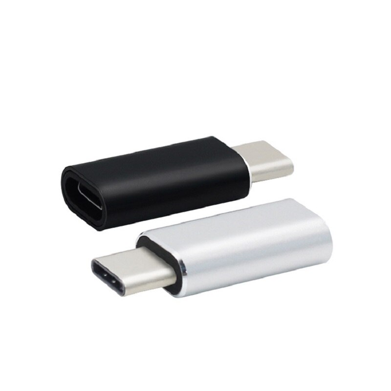 Voor 8Pin Bliksem Vrouwelijke Naar Micro Usb/Type C Male Sync Charge Converter Adapter Voor Iphone Kabel Om Xiaomi huawei Android Telefoon