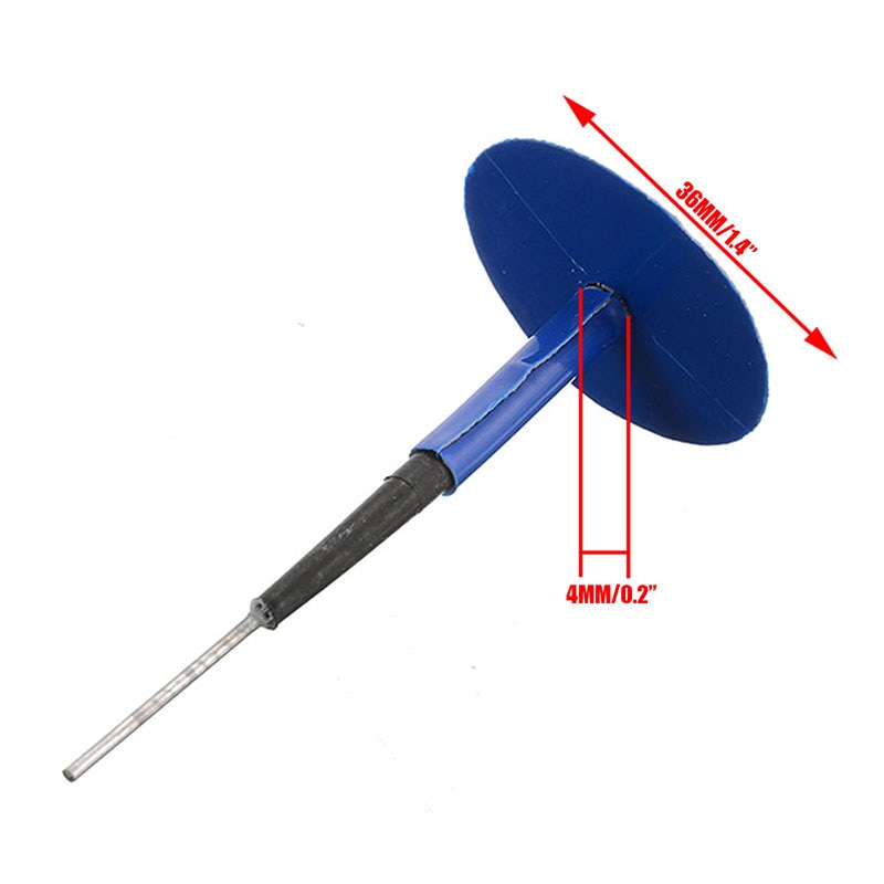 24pcs/set Auto Vehicle Tubeless Tyre Puncture Repair Kit 36mm Wired Mushroom Plug Patch Tire Repair Tools Set