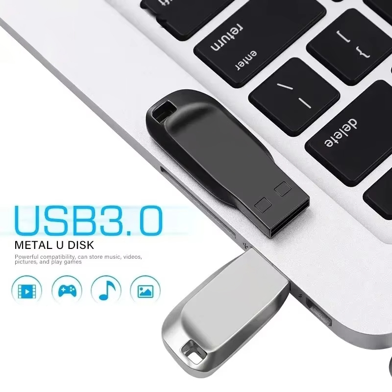2tb usb-minnen usb 3.0 mini usb-minnen med hög hastighet i metall bärbar enhet vattentät minneskort förvaring u-disk 1tb 512gb stick