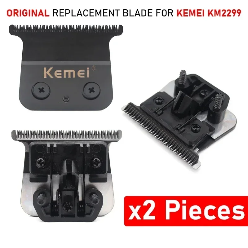 Original Replacement DLC Trimmer Blade Fit for Kemei KM-2299 Clipper Hair Trimmer Cutter Head Parts Accessories: green