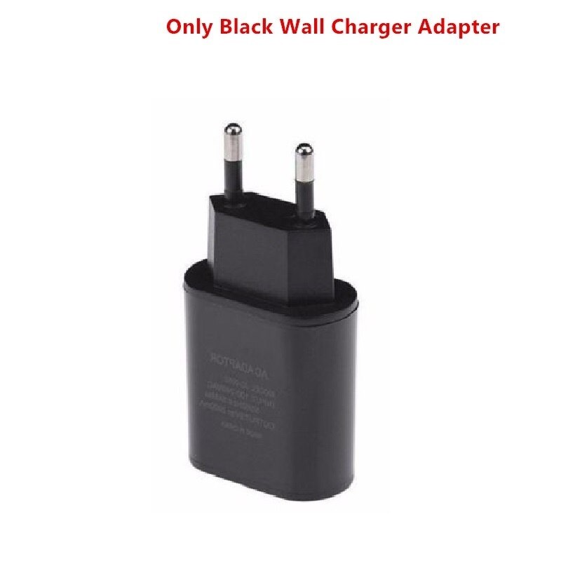 Cargador de viaje para la UE, 1M, Cable Micro USB para Alcatel 7/U3 /5V/1/3L/1C/1X3X/3/3V/Verso/3C/A3 Plus/U5 HD/U50/A7 XL: Black Charger