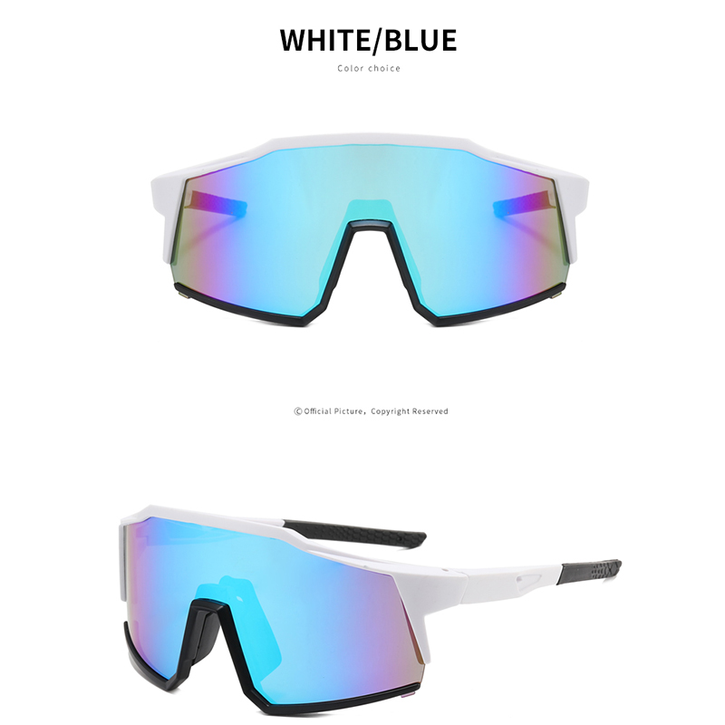 2025 gafas de ciclismo hombre bicicleta de montaña deporte ciclismo gafas de sol MTB ciclismo gafas mujeres UV400 Saposhnikovia Divaricata: Rojo
