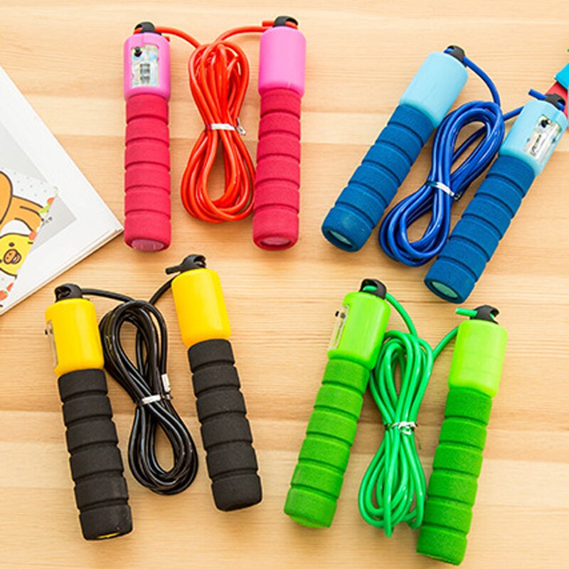 Jump Skip Ropes Sports Fitness Crossfit Adjustable Fast Speed Counting Jump Skipping Rope
