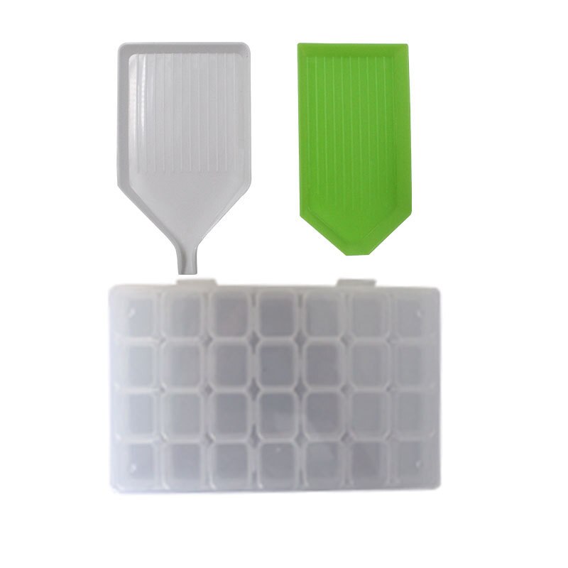 20Pcs 5D Diamonds Painting Tools and Accessories Kits with Diamond Painting Roller and Diamond Embroidery Box