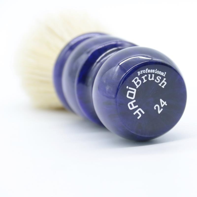 24MM Yaqi Bluish Violet Britle Hair Shaving Brushes