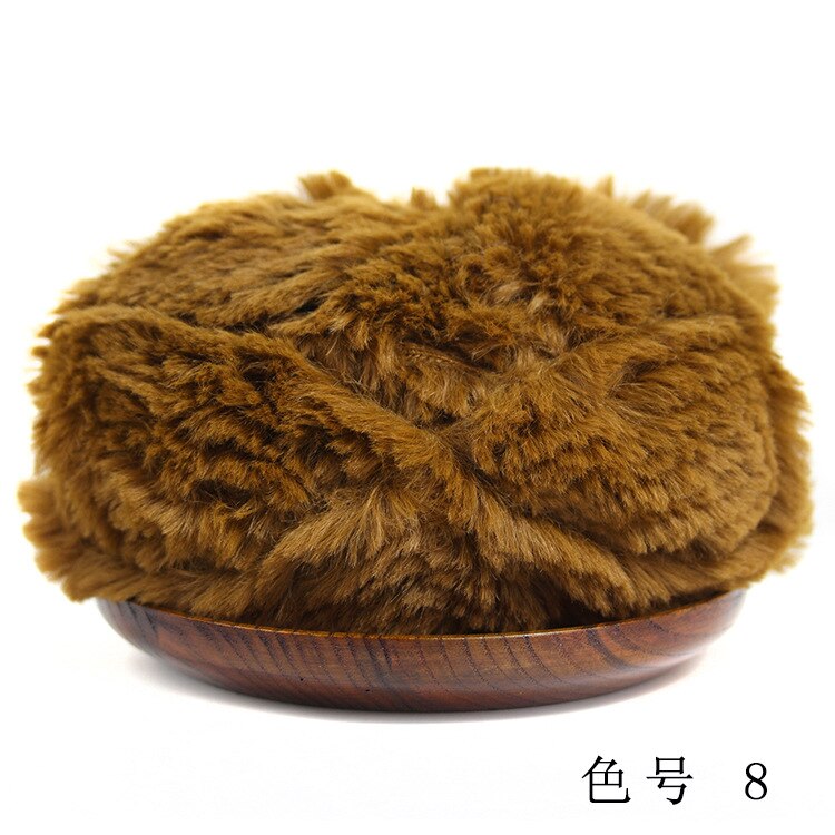 Outai Park of 5 Wool Fur-like Thread Diy Wool Ball Hand-knitted Sweater Thread Special Fancy Yarn Crochet Knitting Braids: 8