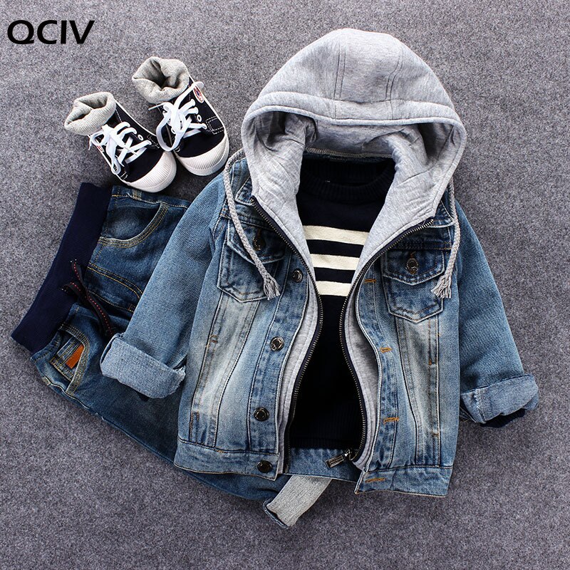 Veste en Jean pour enfants, manteau, vêtements en Jean, Cardigan pour garçons, vêtements de Cowboy en plein air, à la , décontracté