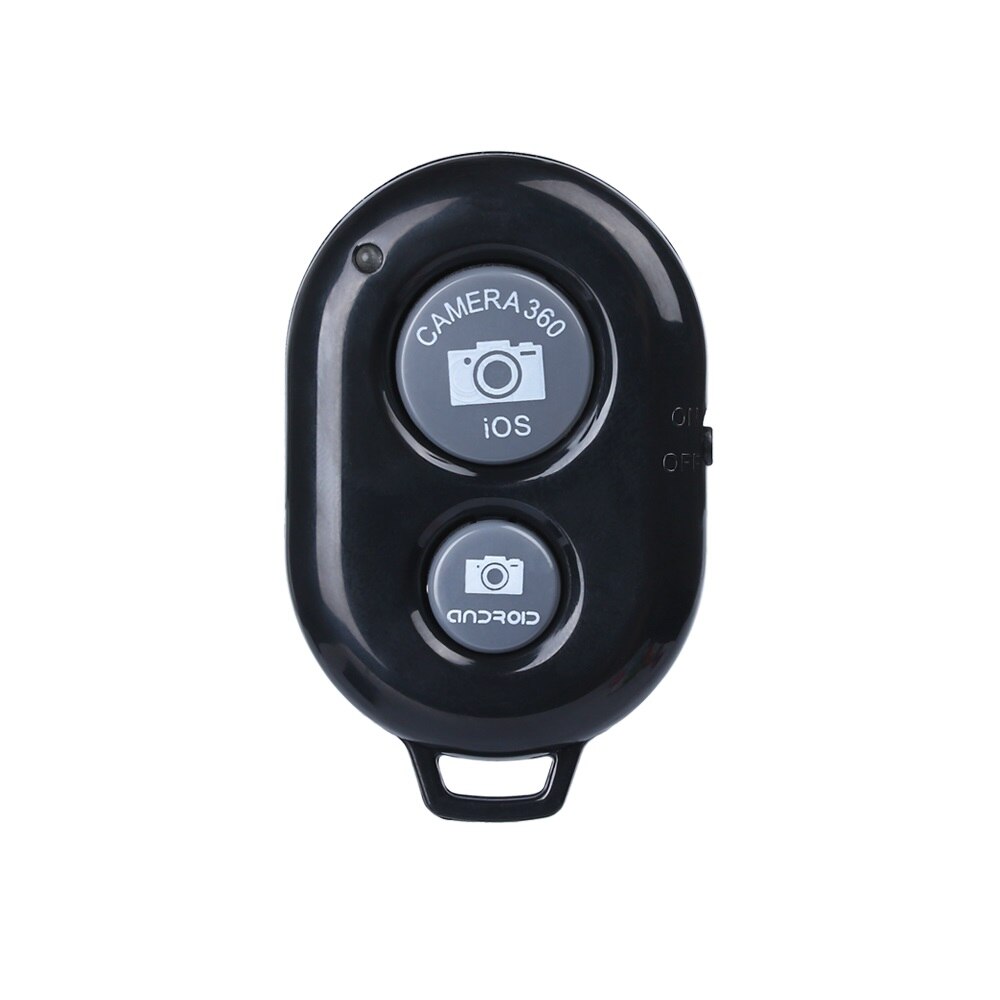 Fgclsy botão de controle remoto sem fio do obturador bluetooth selfie para ios android: black