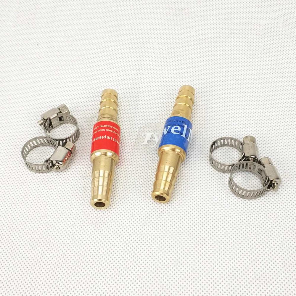 Safety Valve Flashback Arrestor Oxygen Acetylene/Fuel Welding/Cutting Torch 8mm/0.31" or 10mm/0.4" Hose