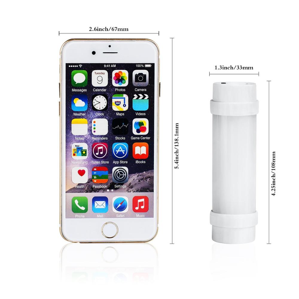 Portable Magnetic Camping Light Mini USB Rechargeable SOS LED Tent Light Working Lamp Emergency Home Light Stick Camping Lantern