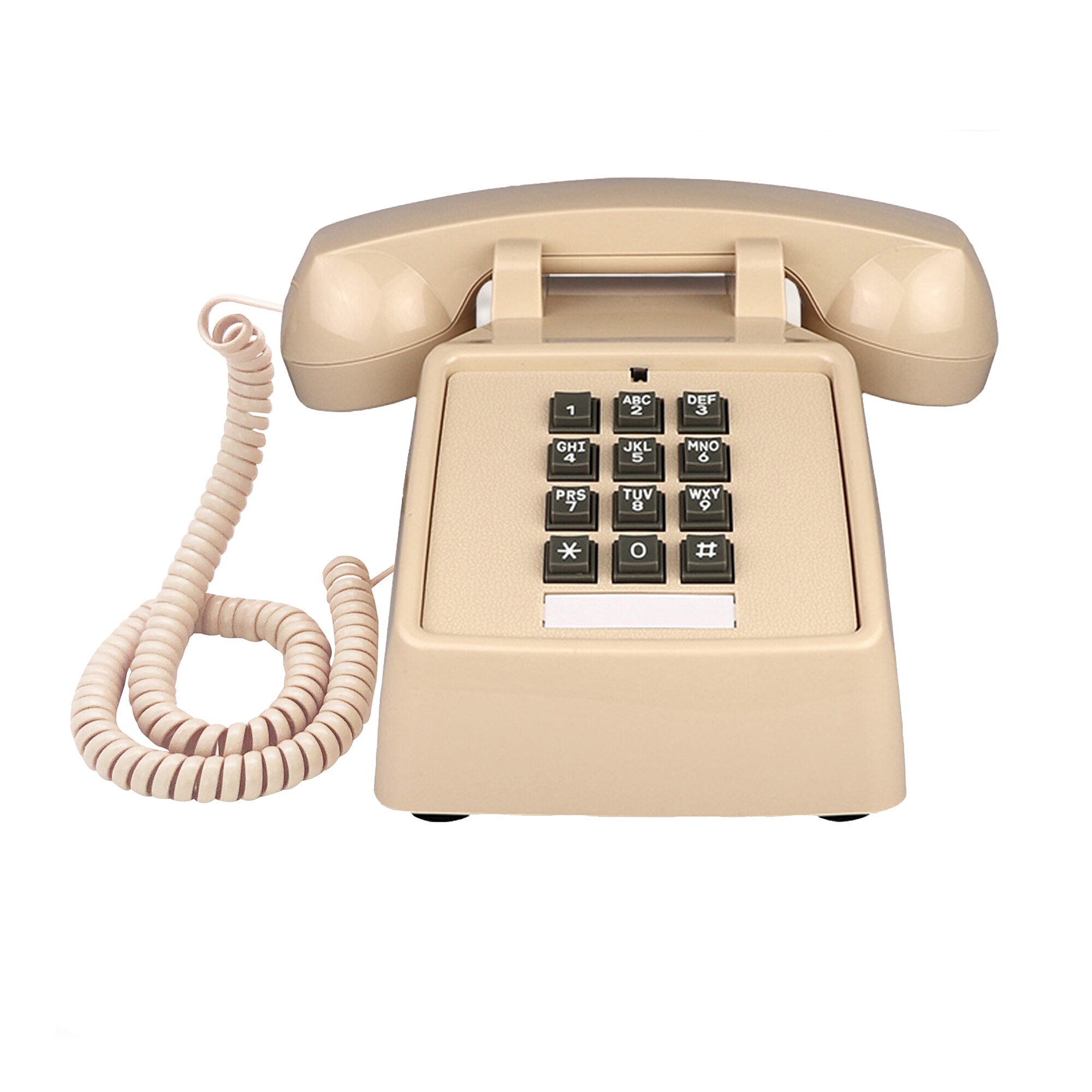 Landline Phones for Home Office Hotel School Corded Single Line Heavy Desktop Basic Telephone for Seniors Retro Classic Phone