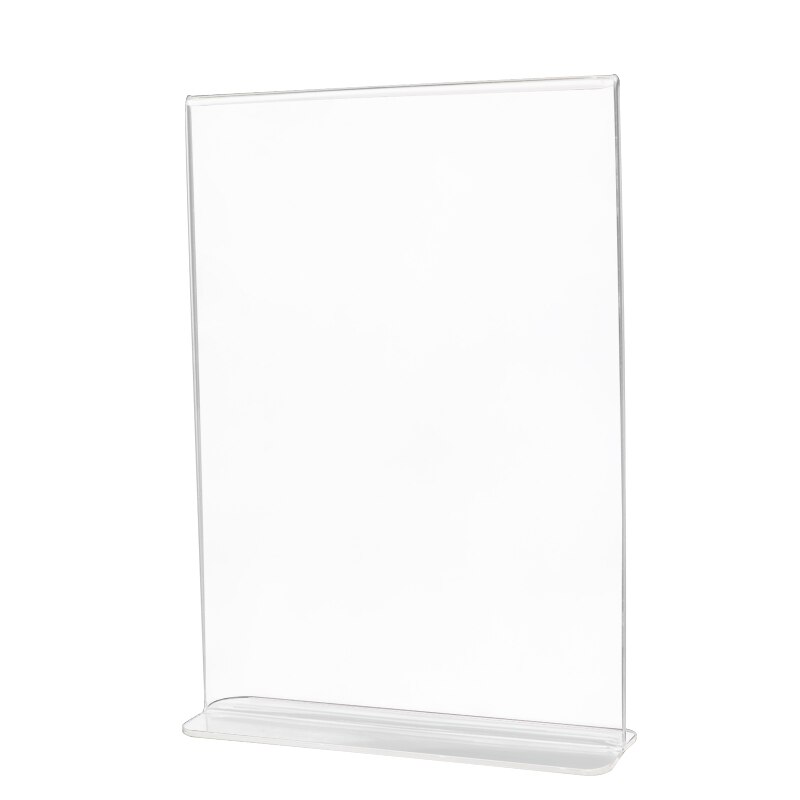 Acrylic Display Stand Double-Sided Transparent Hotel Card Price Catalog Display Menu Dish Name Exhibition Display Stand