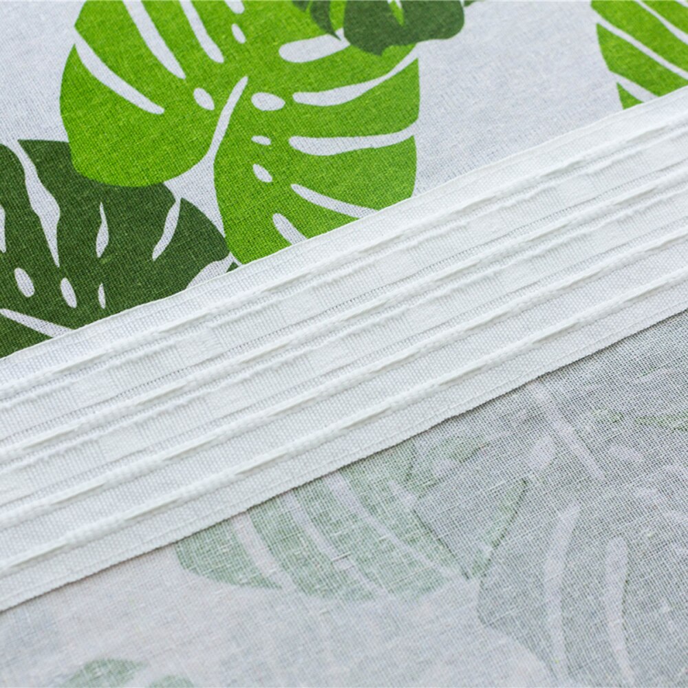 1 Pc Rod Small Window Short Curtain Household Sheer Valance Kitchen Balcony Door Panels Curtain Home Curtain Drape - 100x130cm (