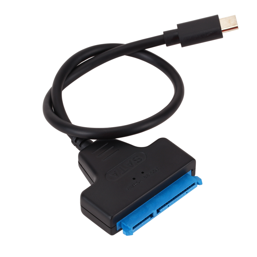 Convertisseur USB 3.1 USB C vers SATA câble adaptateur USB 3.1 type-c pour disque dur SSD de 2.5 pouces câble de disque dur haute vitesse SATA vers Type C