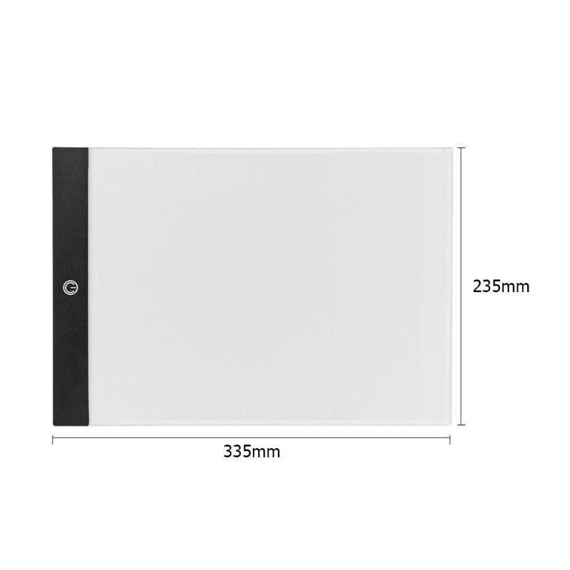 A4 Drawing Graphic Tablet Digital LED Light Box Tracing Copy Board Electronic Painting Writing Table Three-level Stepless