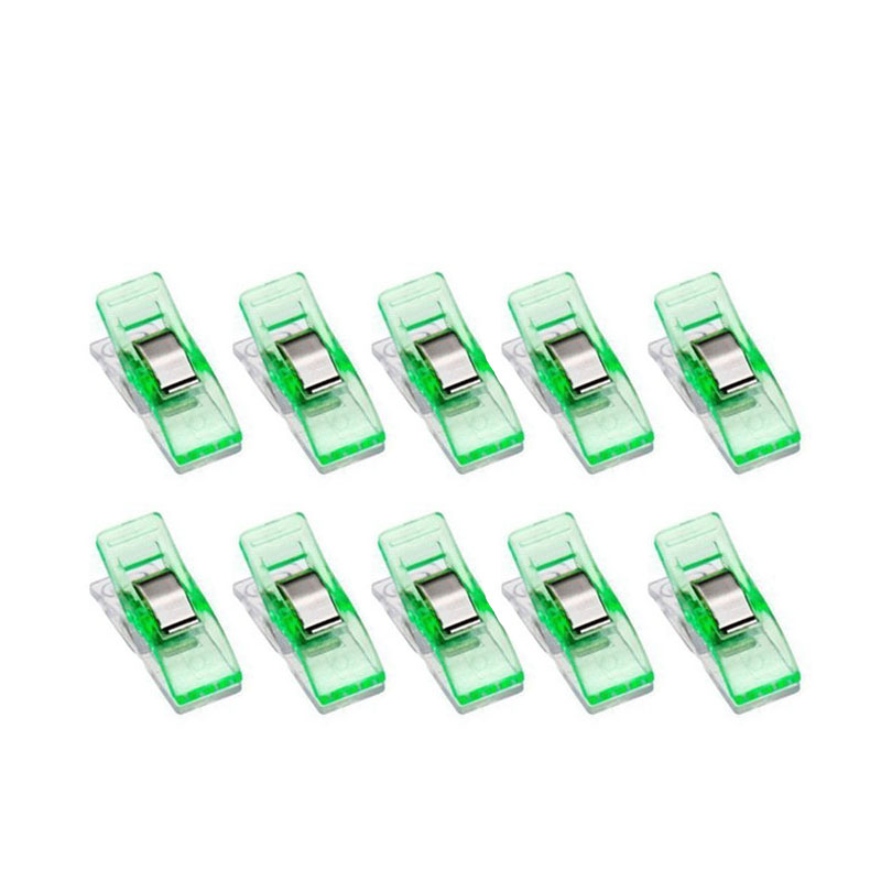 50 stuks/set randklemmen quilt quiltklem doe-het-zelf knutselwerkjes plastic clips veelkleurige patchworkklem kledingklem naaiaccessoires: 03