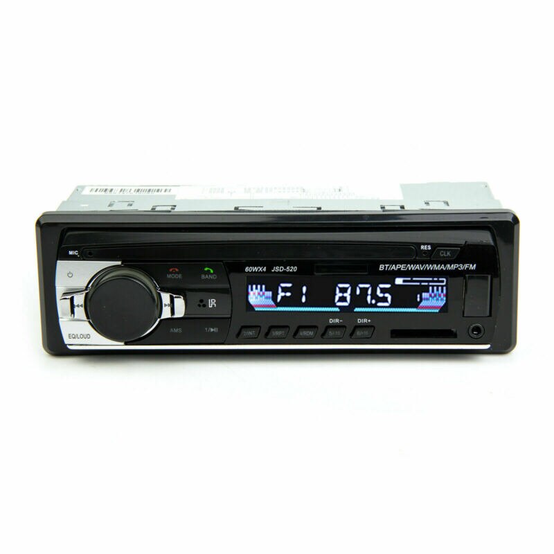 Autoradio bluetooth stereo  mp3- soitin usb/sd/fm pääyksikkö ei cd puhelimen lataus