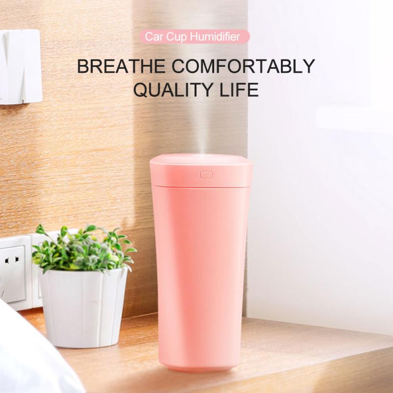 550ML ambona kolorowa lampa nawilżacz kreatywny samochód oczyszczacz powietrza USB samochód elektroniczny Atomizer samochód nawilżacz oleju odświeżacze powietrza
