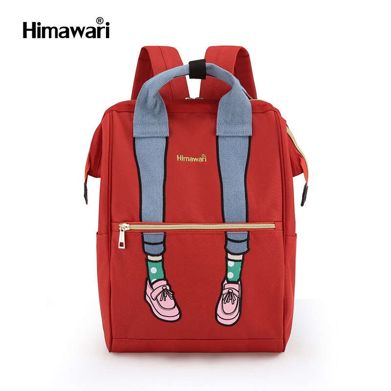 Sac à dos mignon en forme de jambe pour femmes Style japonais femmes sac à dos multicolore mignon sacs d'école pour les filles femmes sac à dos: QiuJu-Red