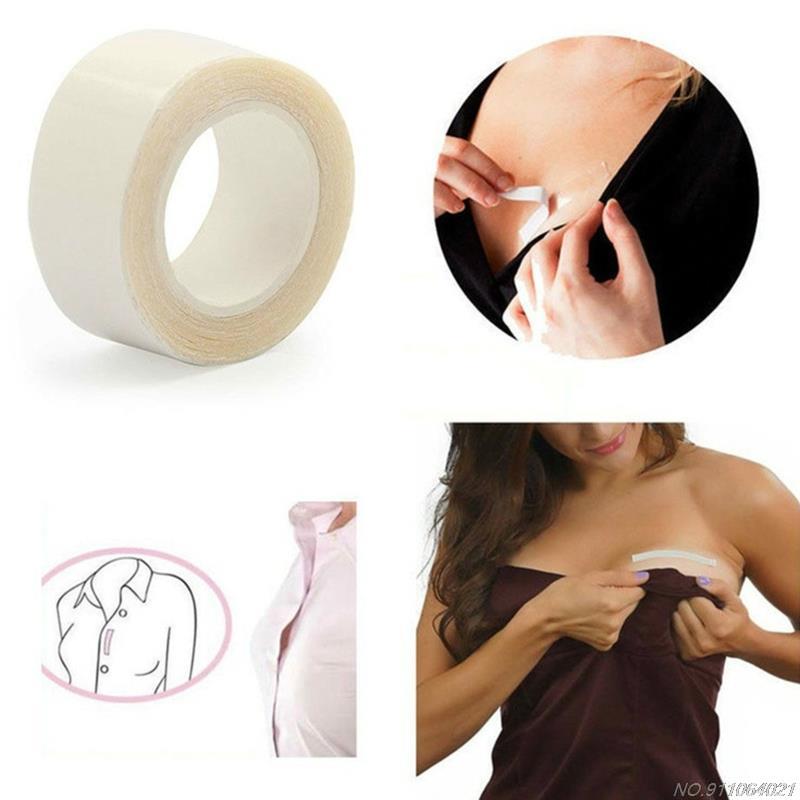 Double Sided Clothing Body Tape Strips Safe Sweatproof Waterproof Clear Self-Adhesive Sticker for Women Dress Clothes