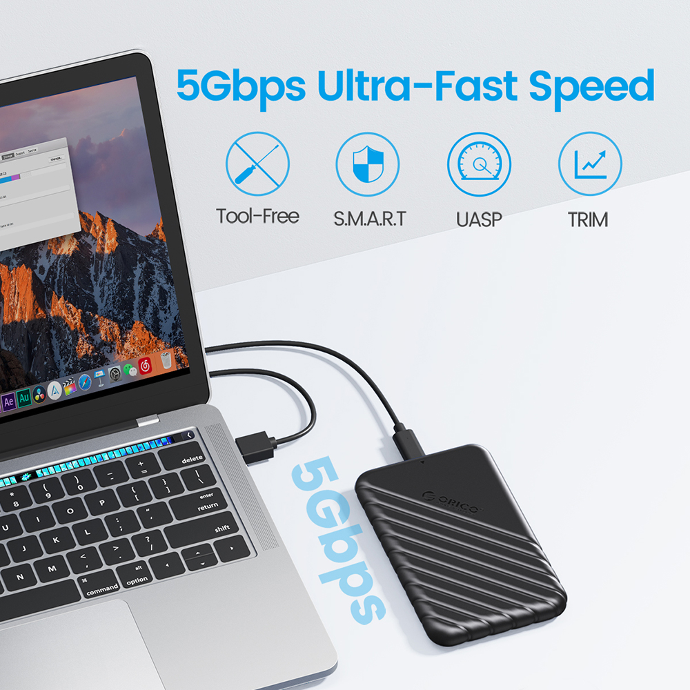 ORICO HDD Case 2.5'' SATA to USB 3.0 Hard Drive Enclosure for 2.5 Inch SSD Disk HDD Box 6TB Storage Case External HDD Enclosure
