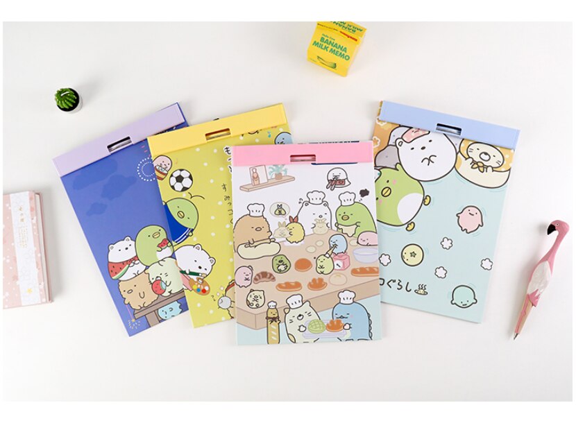 Fashionable Writing Paper Clipboard A4 Cardboard Folder MDF Writing Pad Hanging Board Document Organizer Splint Storage Holder