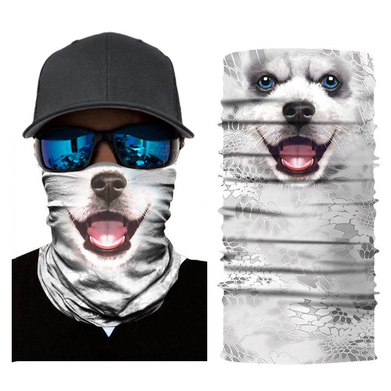 3D Dier Ski Fietsen Snowboard Sjaal Halswarmer Gezichtsmasker Balaclava Bandana Bike Masker