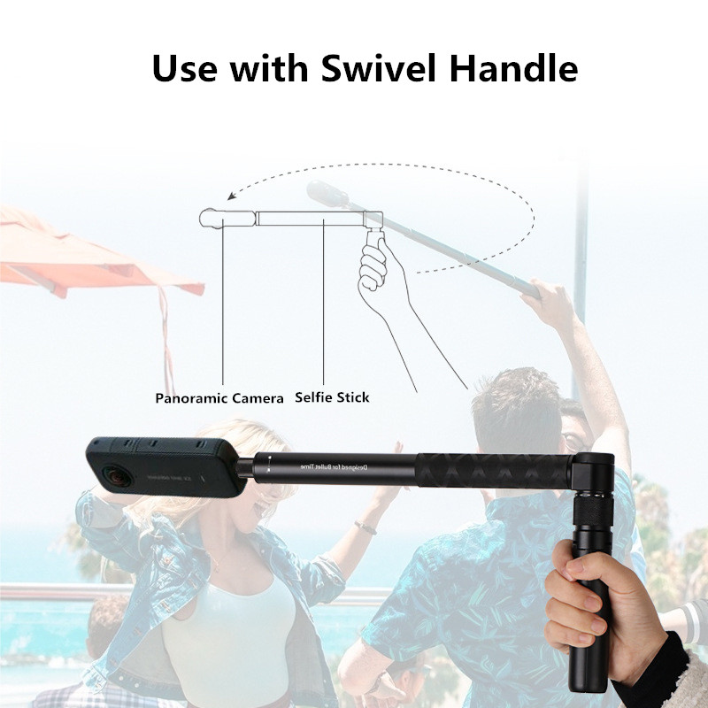 Palo de Selfie Invisible para Insta360 X4 X3 X2, palo de Selfie extendido para GoPro 13 12 DJI Action 5 4 3, soporte de aleación de aluminio para cámara
