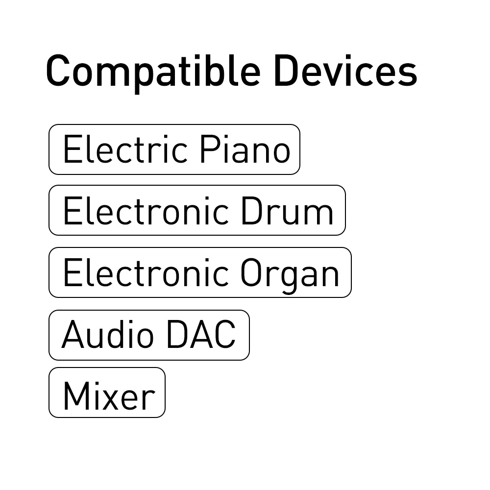 Adaptador USB C a tipo B tipo C a USB B OTG Cable MIDI para Android a instrumento Musical electrónico MIDI Audio de Piano Digital