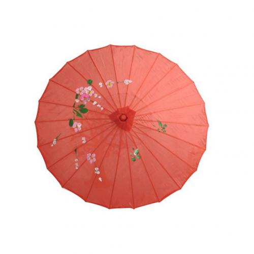 Voksen kinesisk vintage silke paraply bryllup fotoparasol dans rekvisitter vintage piger børn paraplyer bryllup parasol dans rekvisitter: Rød
