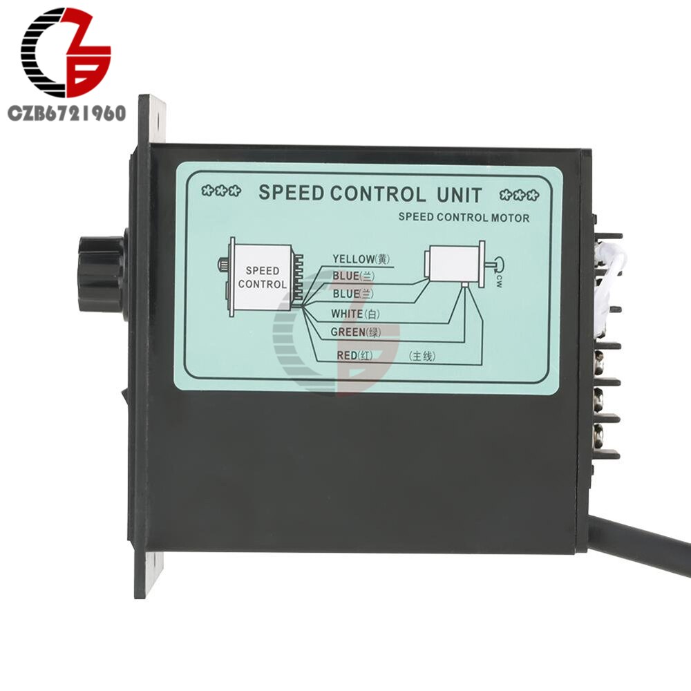 Ac motor hastighedsregulator  ac 220v spændingsregulator 400w motorhastighed pinpoint regulator controller fremad baglæns