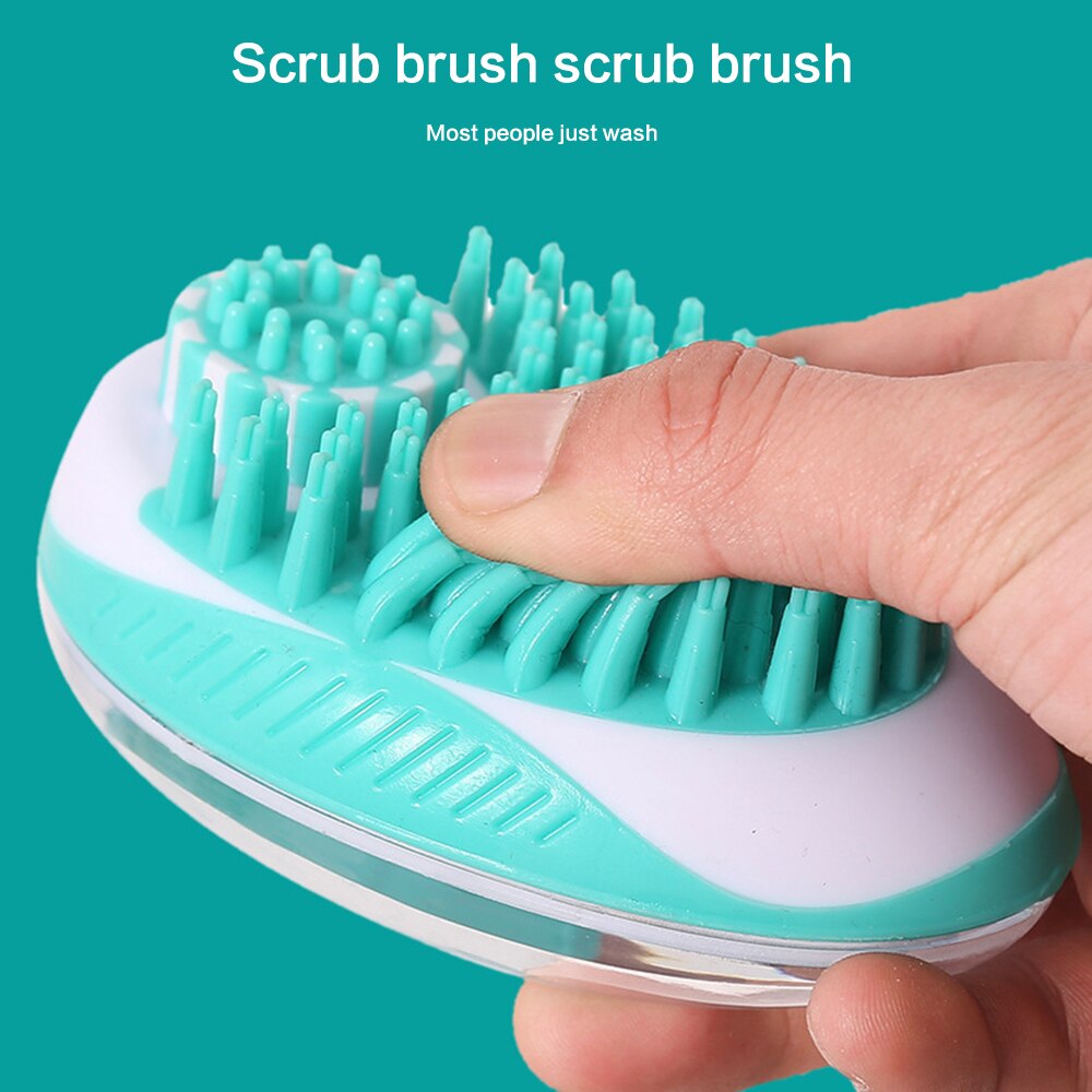 Huisdierbadborstel, multifunctionele katten- en hondenborstel, shampoo, spa-borstel, douche-ontharingskam voor katten, huisdierreinigings- en verzorgingstool