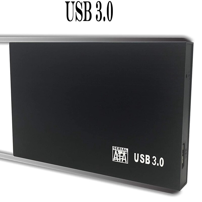 160GB Ultra Slim Portable External Hard Drive USB3.0 2.5inch HDD Storage for PC, Desktop, Laptop, Mac-Book, Chromebook