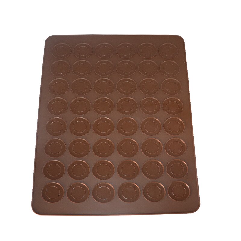 Makronen Bausatz Macaron Silikon-matt Stock Backform einstellen 48 Kapazität Macaron Topf Kuchen Dekorieren Lieferungen: 48 Backen Kreise