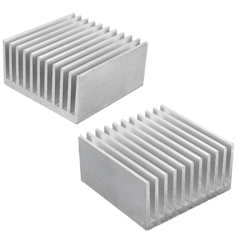 5 Stuks Younuon 40X40X20Mm Aluminium Heatsink Koellichaam Radiator Voor Elektronische Chip Led Ram Koeler cooling