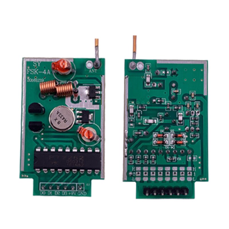 315/433M4000 Meters with Code Long Distance High-power Wireless Transmitter Module 2262 Receiving Shielding Jam/mer