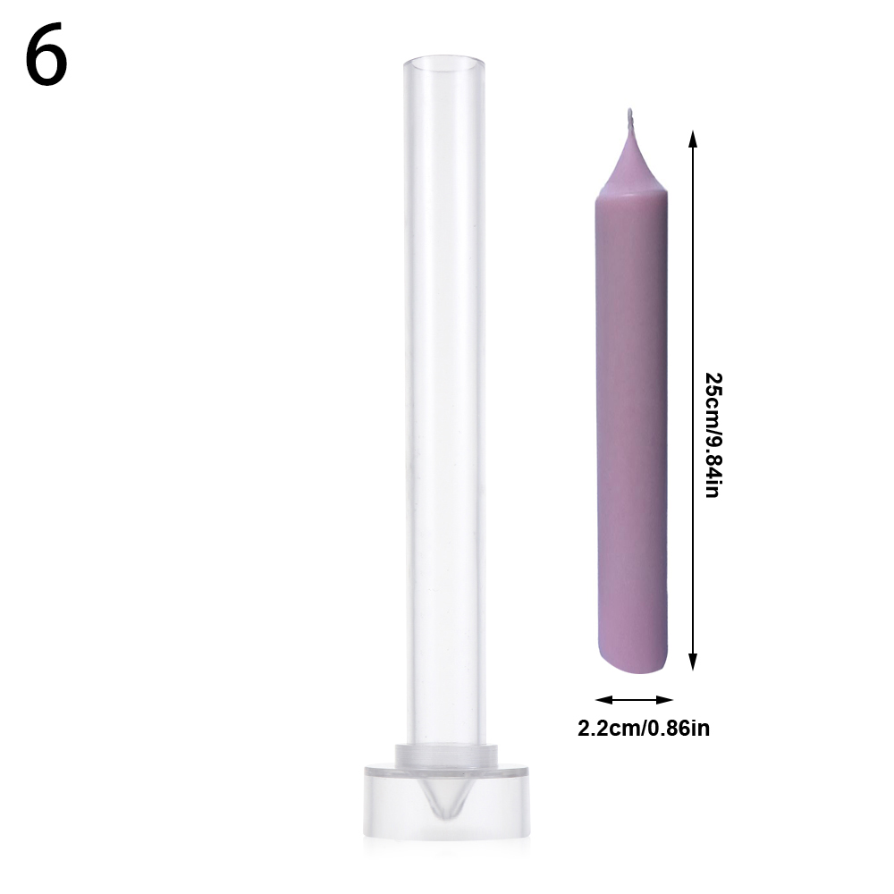 Long Pole Stripe Rack DIY Craft Candle Molds Candle Making Mould Match Large Cylinder Rib Handmade Soap Molds Clay Craft Tools: type6