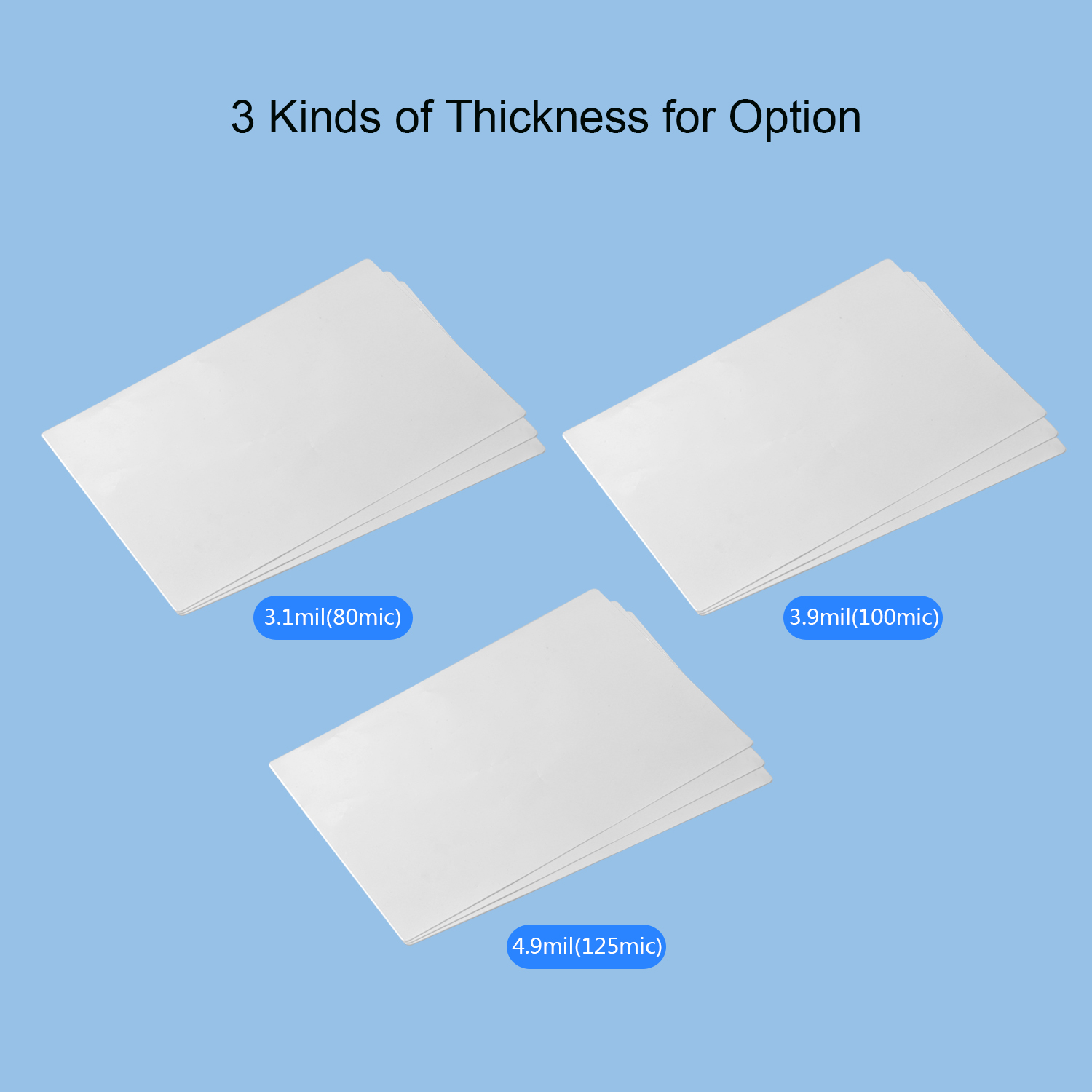 A4 Laminating Film Pouches Protection Sheet 3.9mil 100pc/set For Home Office Supply for Photo Paper Document Laminating